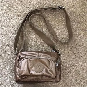 Kipling Bronze Mini Crossbody